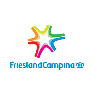 Logo van FrieslandCampina voor rally